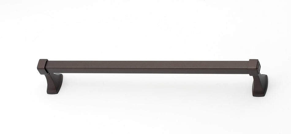 Alno A6520-18-CHBRZ: 18" cc Cube Towel Bar - Chocolate Bronze