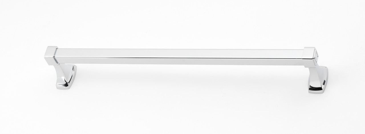 Alno A6520-18-PC: 18" cc Cube Towel Bar - Polished Chrome