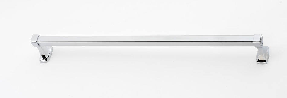 Alno A6520-24-PC: 24" cc Cube Towel Bar - Polished Chrome