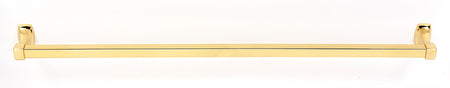 Alno A6520-30-PB: 30" cc Cube Towel Bar - Polished Brass