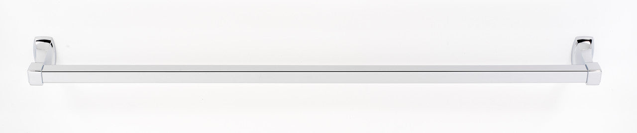 Alno A6520-30-PC: 30" cc Cube Towel Bar - Polished Chrome