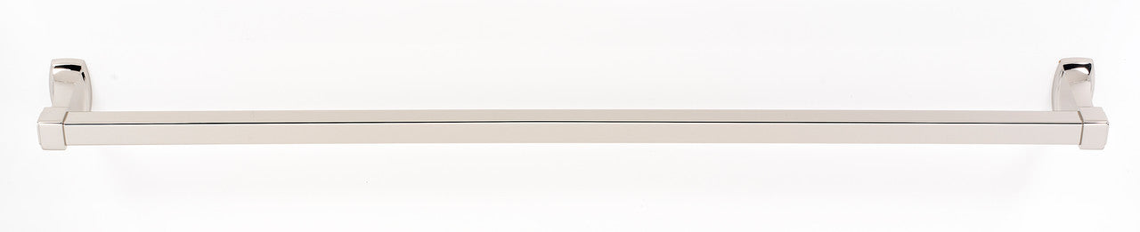 Alno A6520-30-PN: 30" cc Cube Towel Bar - Polished Nickel
