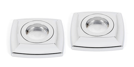 Alno A6524-PC: Cube Grab Bar Mounting Brackets (pair) - Polished Chrome
