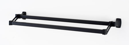 Alno A6525-25-BRZ: 25" cc Cube Double Towel Bar - Bronze