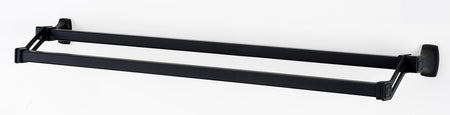 Alno A6525-31-BRZ: 31" cc Cube Double Towel Bar - Bronze