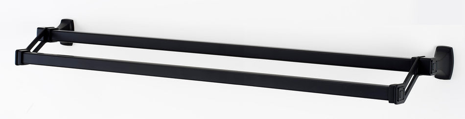 Alno A6525-31-BRZ: 31" cc Cube Double Towel Bar - Bronze