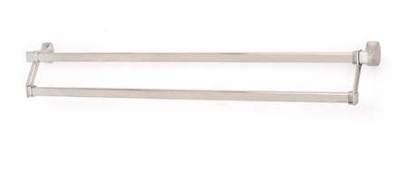 Alno A6525-31-SN: 31" cc Cube Double Towel Bar - Satin Nickel
