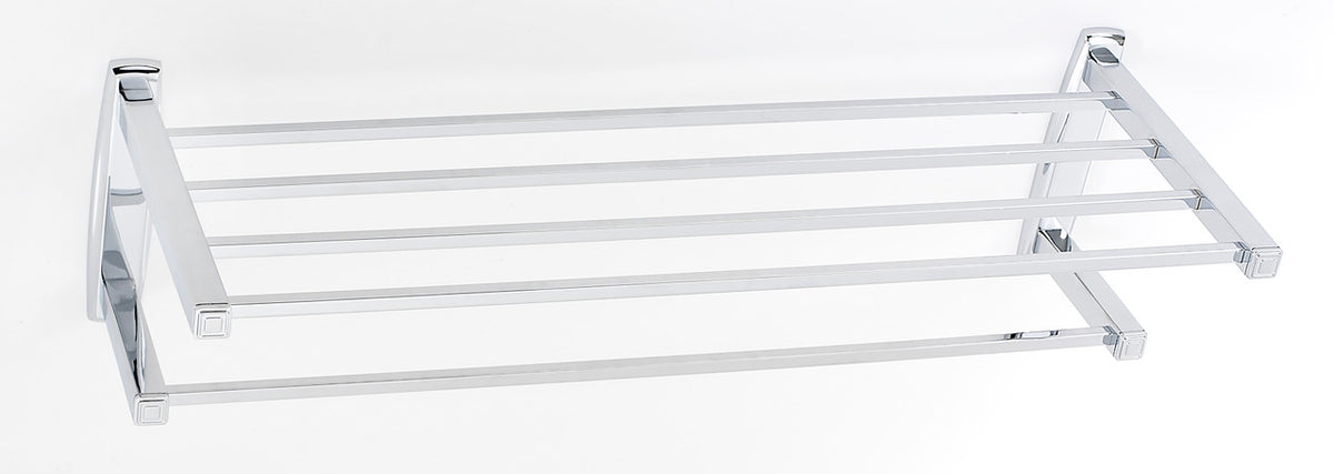 Alno A6526-24-PC: 24" cc Cube Towel Rack - Polished Chrome