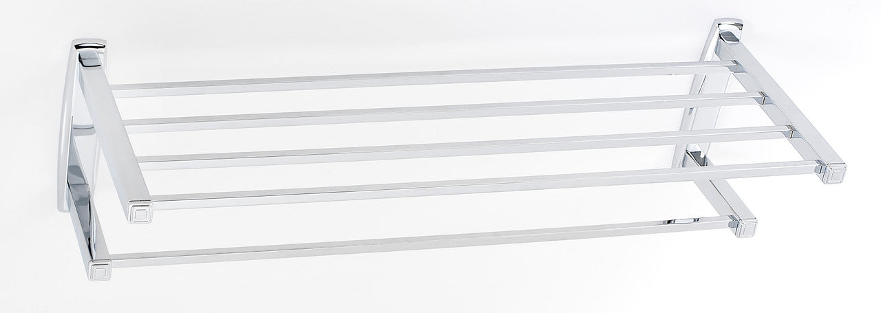 Alno A6526-24-PC: 24" cc Cube Towel Rack - Polished Chrome