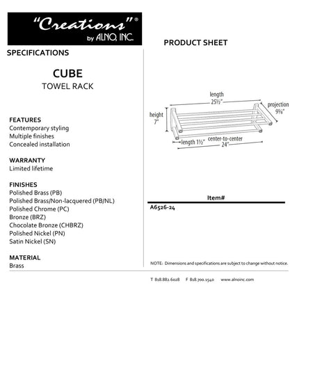 Specificaton Sheet