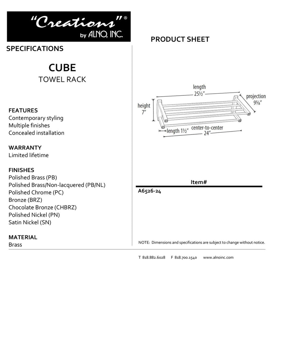 Specificaton Sheet