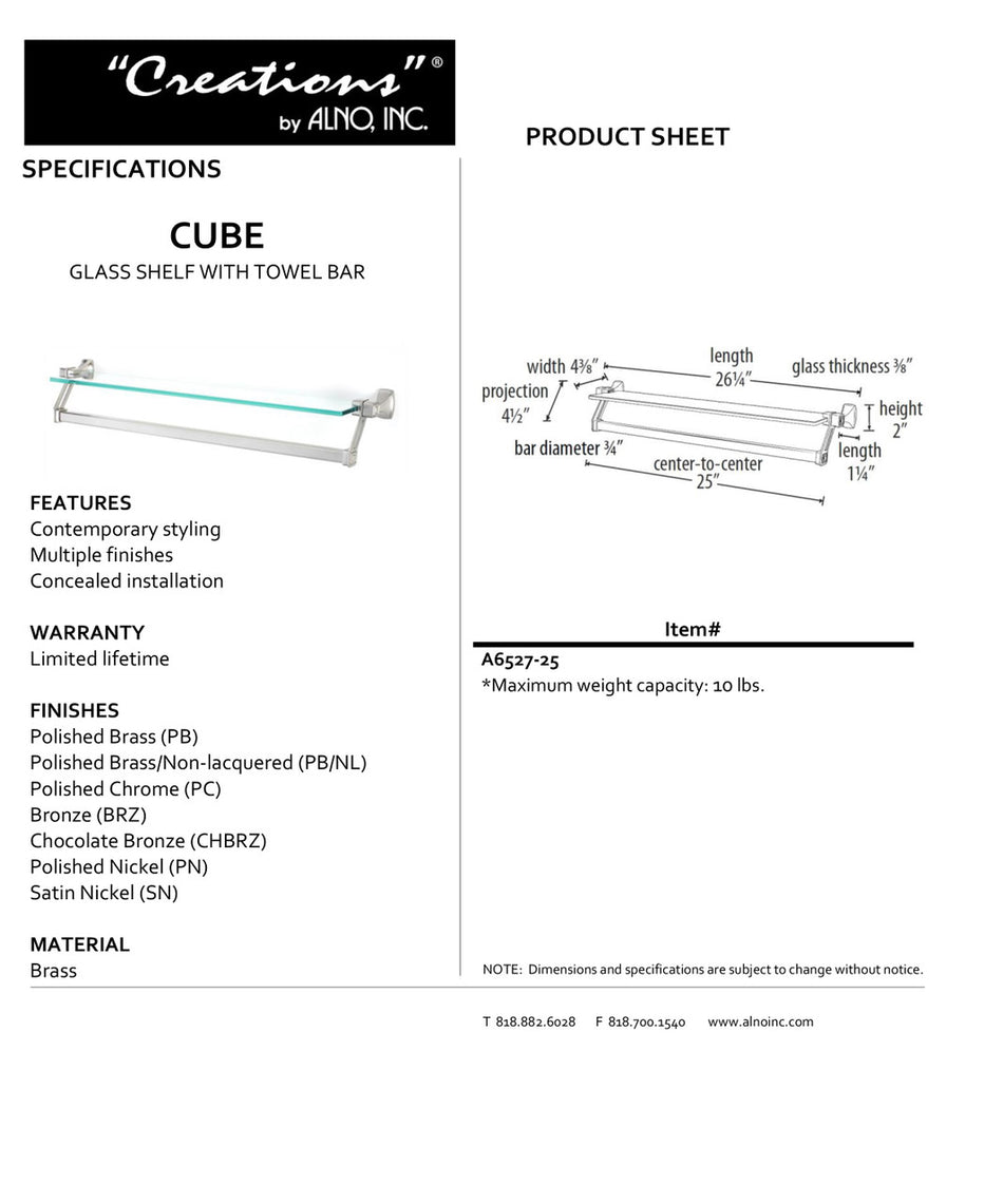 Specificaton Sheet