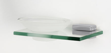 Alno A6530-PC: Cube Soap Holder w/Dish - Polished Chrome