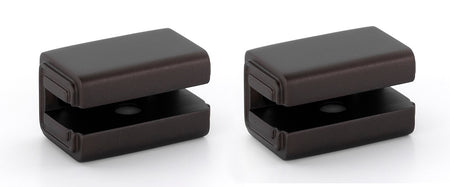 Alno A6550-CHBRZ: Cube Shelf Mounting Brackets (pair) - Chocolate Bronze