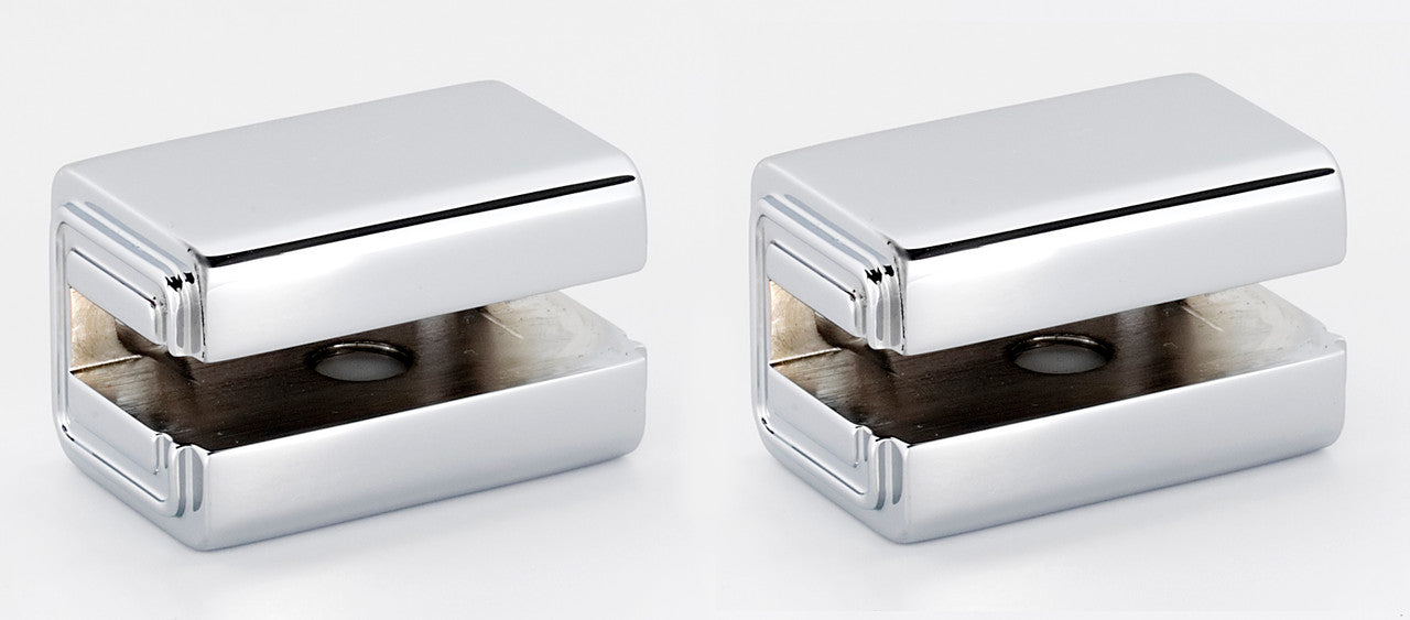 Alno A6550-PC: Cube Shelf Mounting Brackets (pair) - Polished Chrome