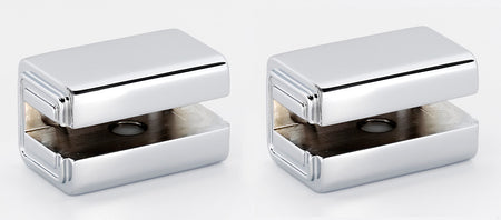 Alno A6550-PC: Cube Shelf Mounting Brackets (pair) - Polished Chrome