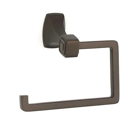 Alno A6566-CHBRZ: Cube Single Post Tissue Holder - Chocolate Bronze