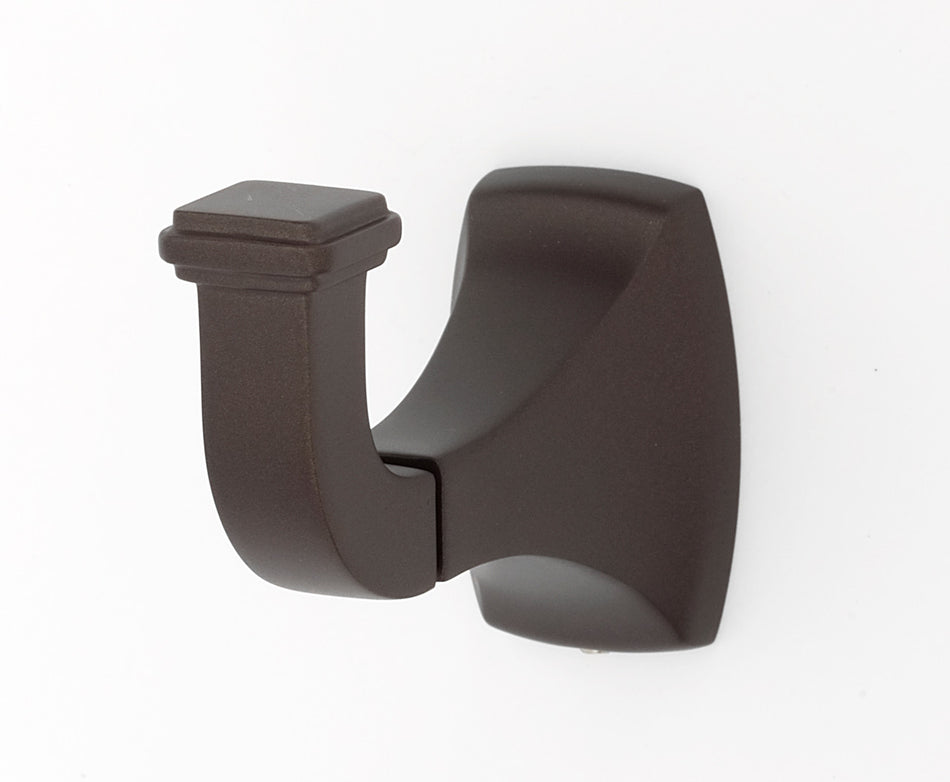 Alno A6580-CHBRZ: Cube Robe Hook - Chocolate Bronze