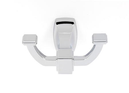 Alno A6584-PC: Cube Double Robe Hook - Polished Chrome