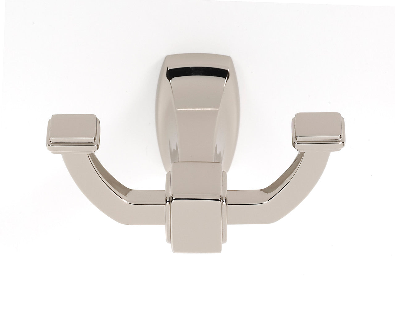 Alno A6584-PN: Cube Double Robe Hook - Polished Nickel