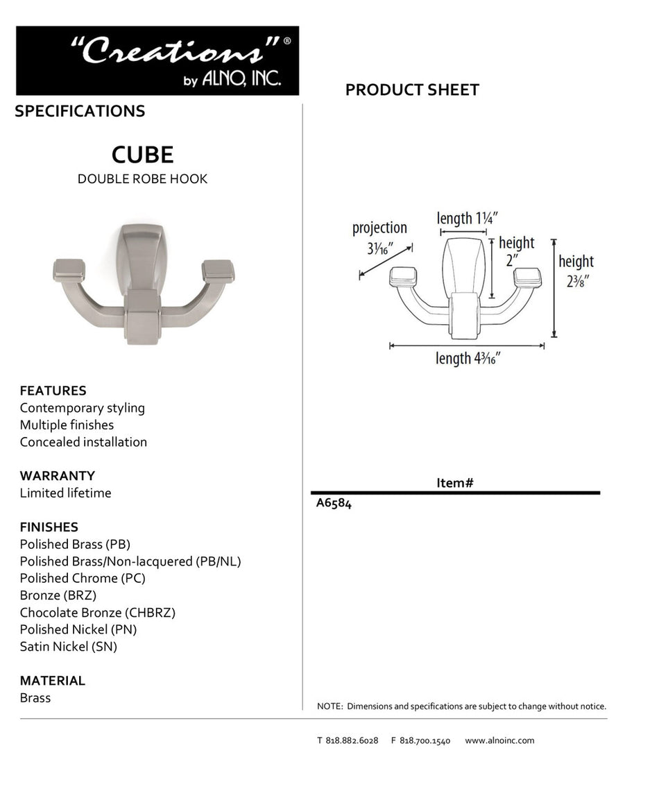 Specificaton Sheet