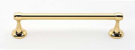 Alno A6620-12-PB/NL: 12" cc Royale Towel Bar - Unlacquered Brass