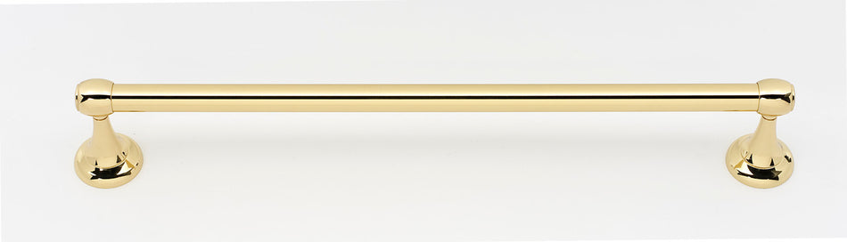 Alno A6620-18-PB: 18" cc Royale Towel Bar - Polished Brass