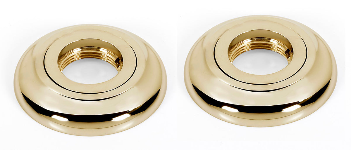 Alno A6624-PB: Royale Grab Bar Mounting Brackets (pair) - Polished Brass