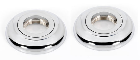 Alno A6624-PC: Royale Grab Bar Mounting Brackets (pair) - Polished Chrome