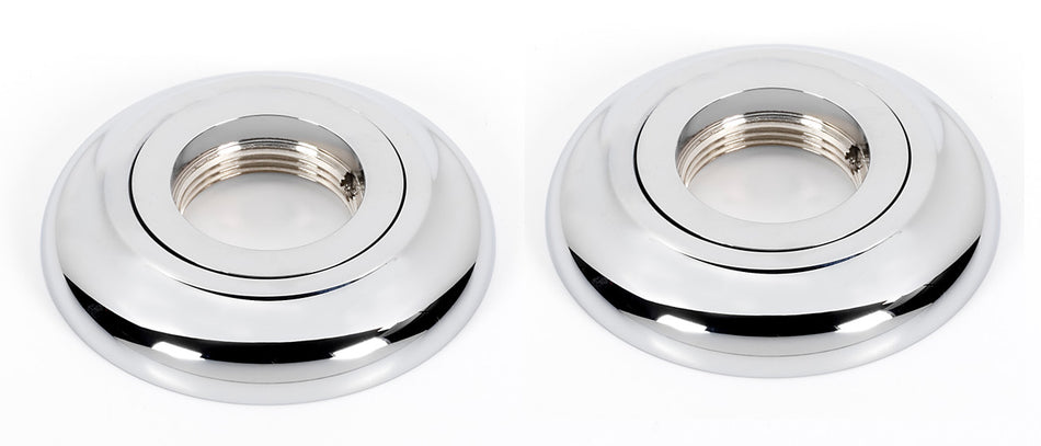 Alno A6624-PC: Royale Grab Bar Mounting Brackets (pair) - Polished Chrome