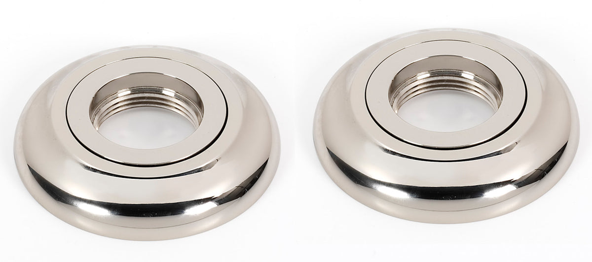 Alno A6624-PN: Royale Grab Bar Mounting Brackets (pair) - Polished Nickel
