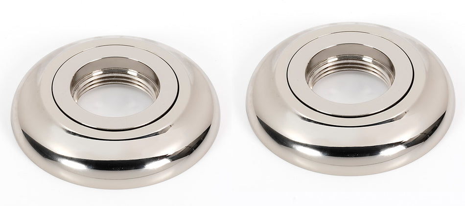 Alno A6624-PN: Royale Grab Bar Mounting Brackets (pair) - Polished Nickel