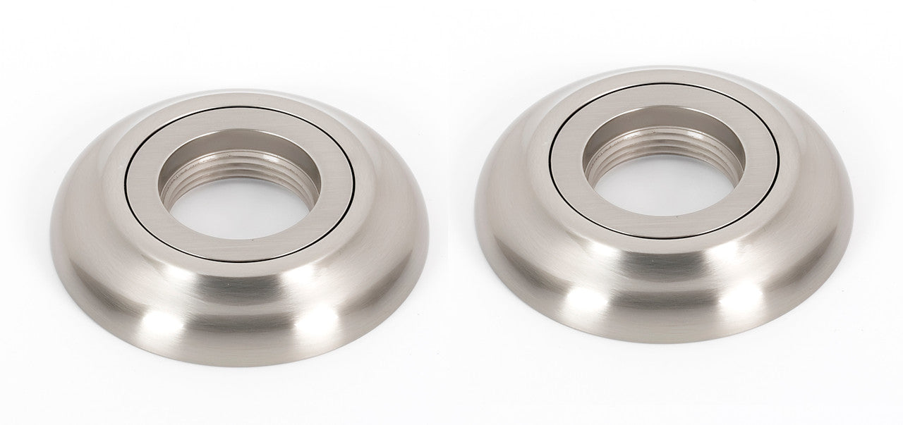 Alno A6624-SN: Royale Grab Bar Mounting Brackets (pair) - Satin Nickel