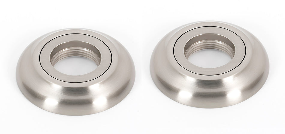 Alno A6624-SN: Royale Grab Bar Mounting Brackets (pair) - Satin Nickel