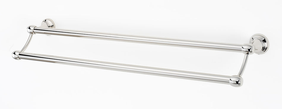 Alno A6625-24-PN: 24" cc Royale Double Towel Bar - Polished Nickel