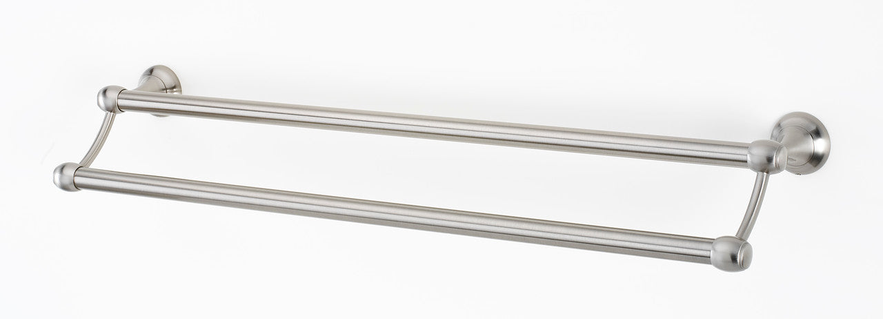 Alno A6625-24-SN: 24" cc Royale Double Towel Bar - Satin Nickel