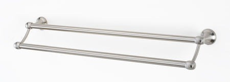 Alno A6625-24-SN: 24" cc Royale Double Towel Bar - Satin Nickel