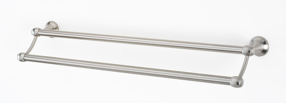 Alno A6625-24-SN: 24" cc Royale Double Towel Bar - Satin Nickel