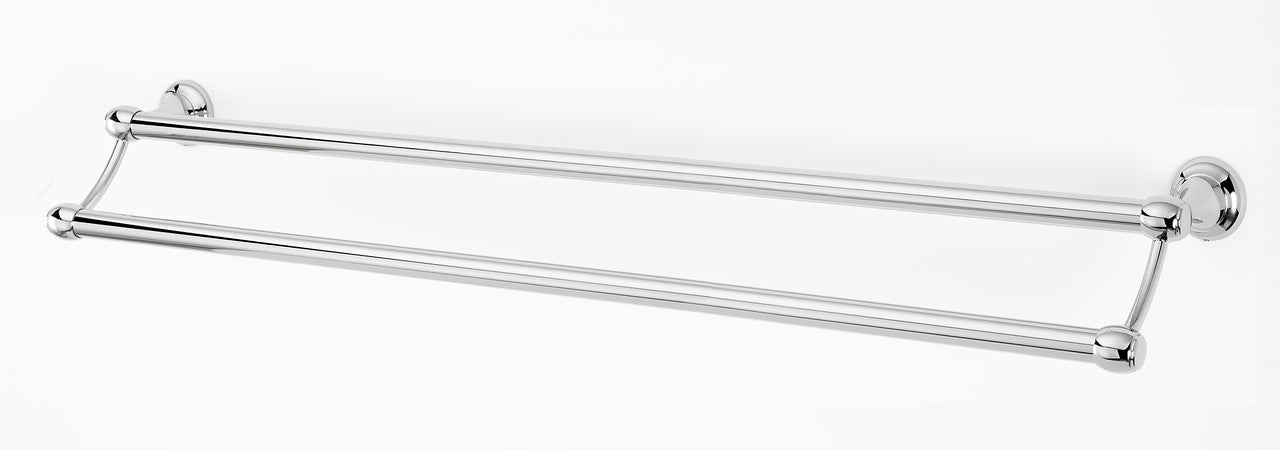 Alno A6625-30-PC: 30" cc Royale Double Towel Bar - Polished Chrome