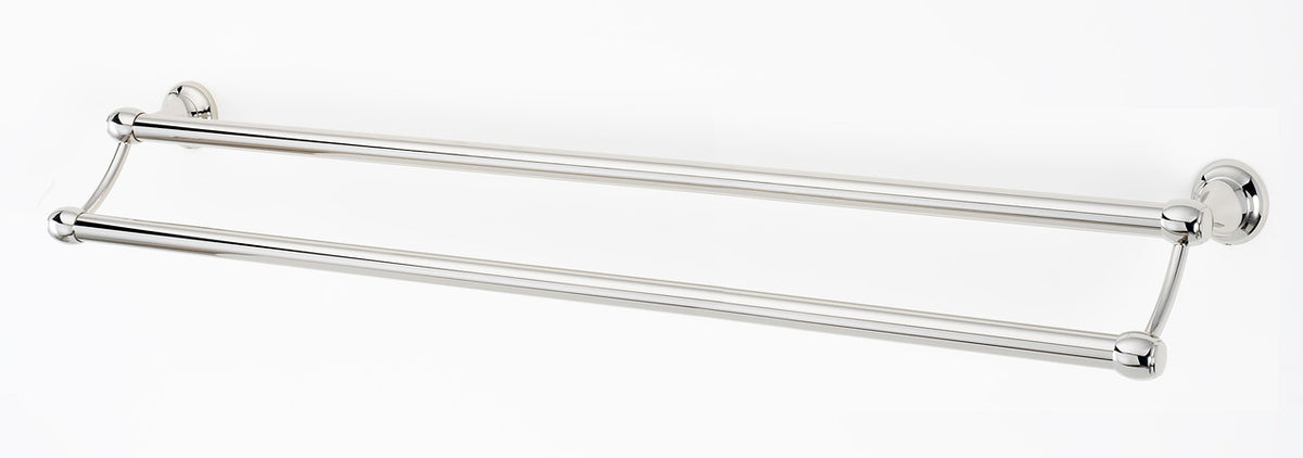 Alno A6625-30-PN: 30" cc Royale Double Towel Bar - Polished Nickel