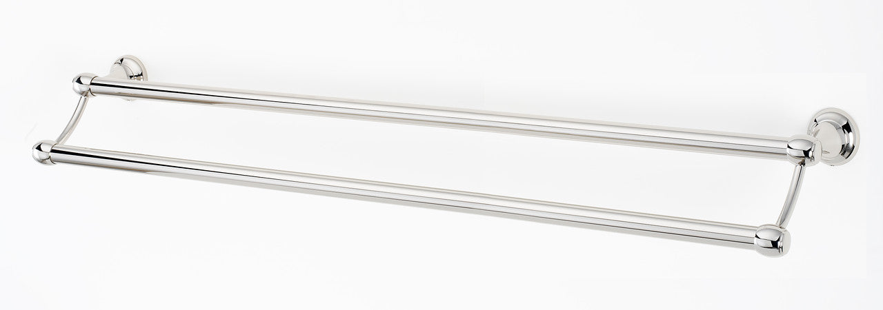 Alno A6625-30-PN: 30" cc Royale Double Towel Bar - Polished Nickel