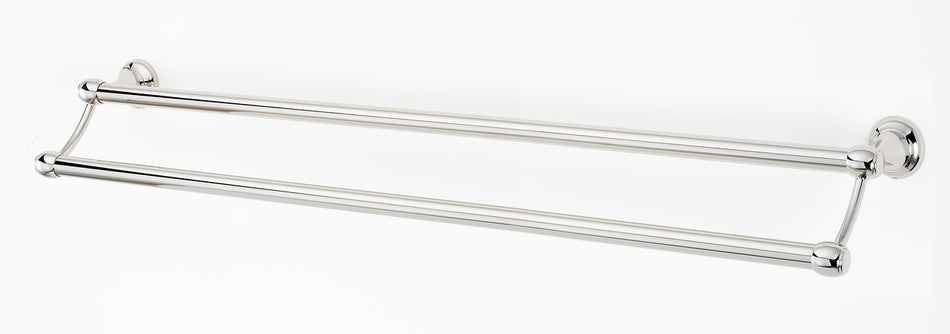 Alno A6625-30-PN: 30" cc Royale Double Towel Bar - Polished Nickel