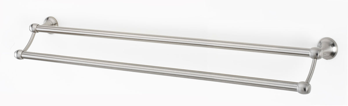 Alno A6625-30-SN: 30" cc Royale Double Towel Bar - Satin Nickel