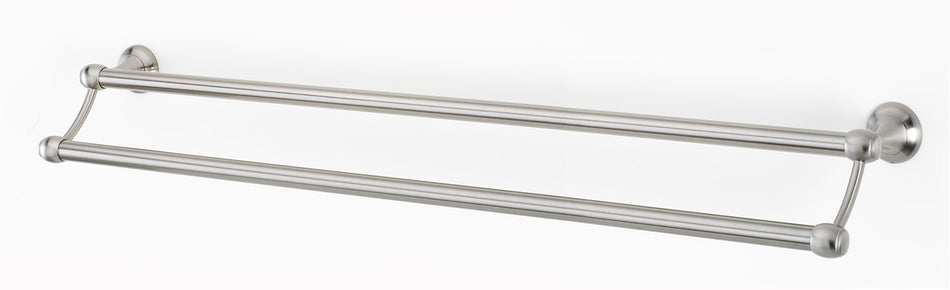 Alno A6625-30-SN: 30" cc Royale Double Towel Bar - Satin Nickel