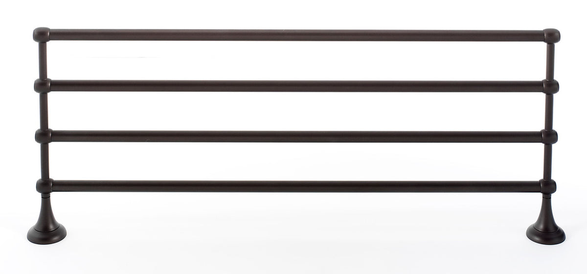 Alno A6626-24-CHBRZ: 24" cc Royale Towel Rack - Chocolate Bronze