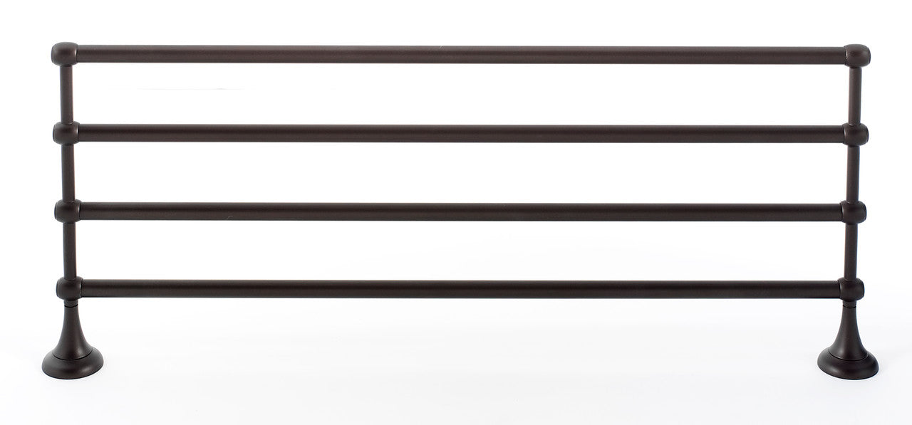 Alno A6626-24-CHBRZ: 24" cc Royale Towel Rack - Chocolate Bronze