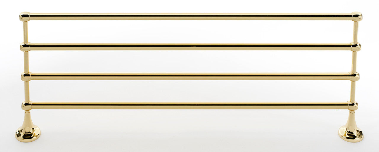 Alno A6626-24-PB: 24" cc Royale Towel Rack - Polished Brass