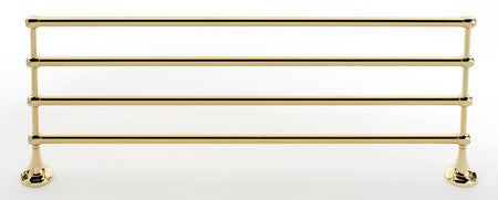 Alno A6626-24-PB: 24" cc Royale Towel Rack - Polished Brass