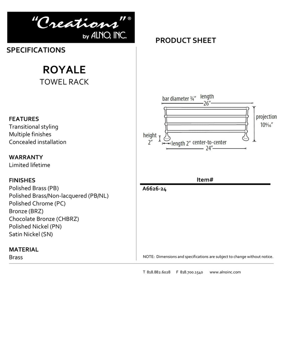 Specificaton Sheet