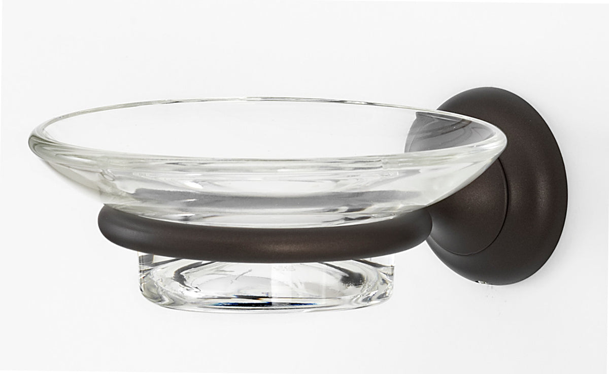 Alno A6630-CHBRZ: Royale Soap Holder w/Dish - Chocolate Bronze